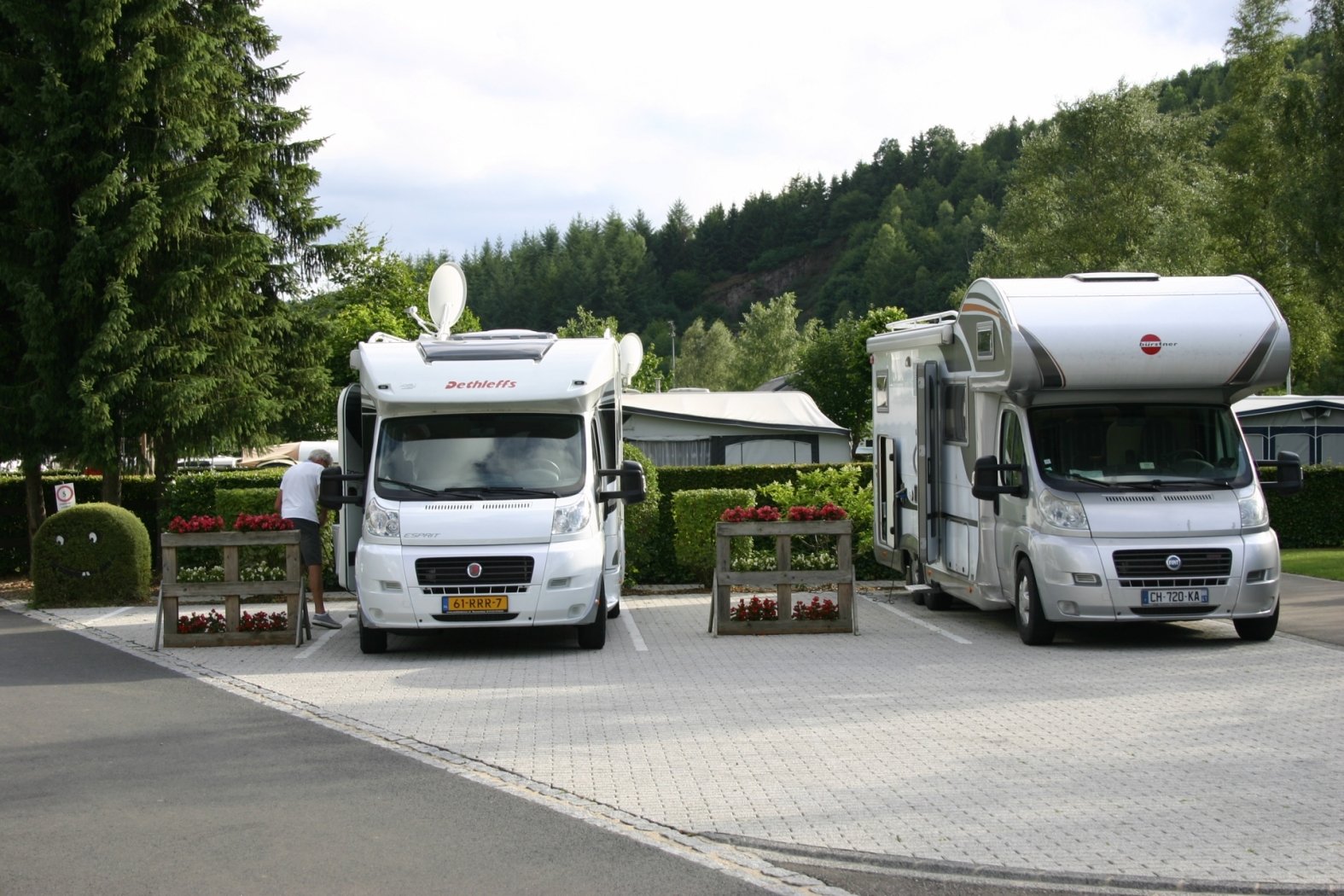 Stellplätze für Wohnmobile Camping Officiel Clervaux
