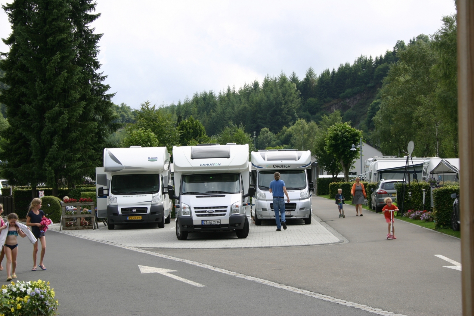 Camping car spaces Camping Clervaux